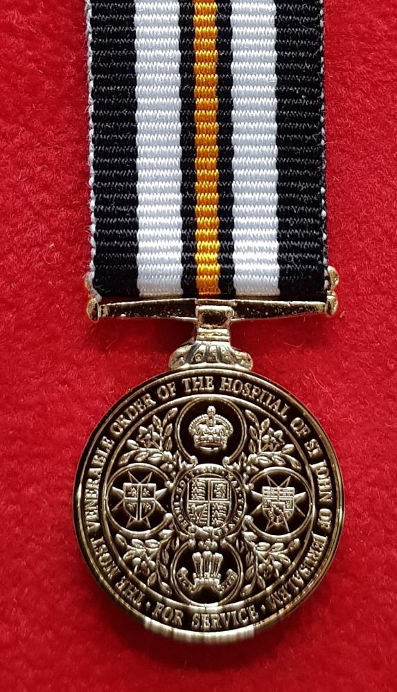 Order of St John - Service Medal Gold