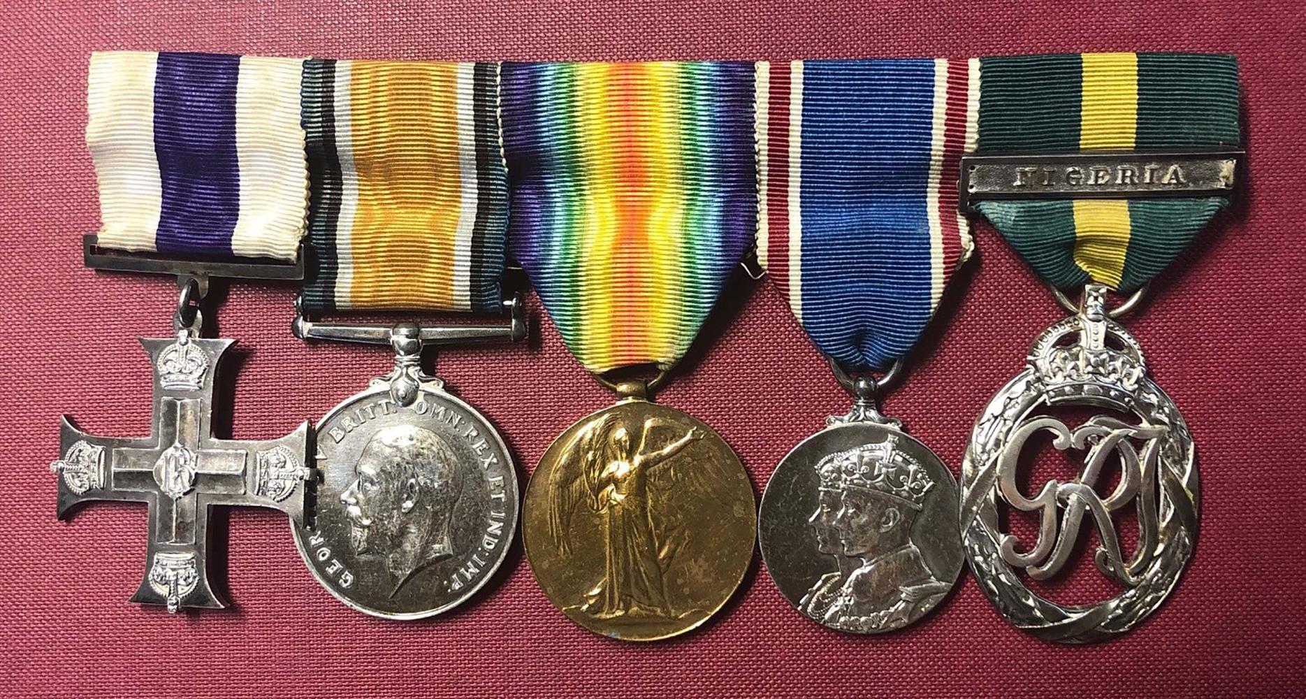 Worcestershire Medal Service: MC Group of 7 - Nigeria