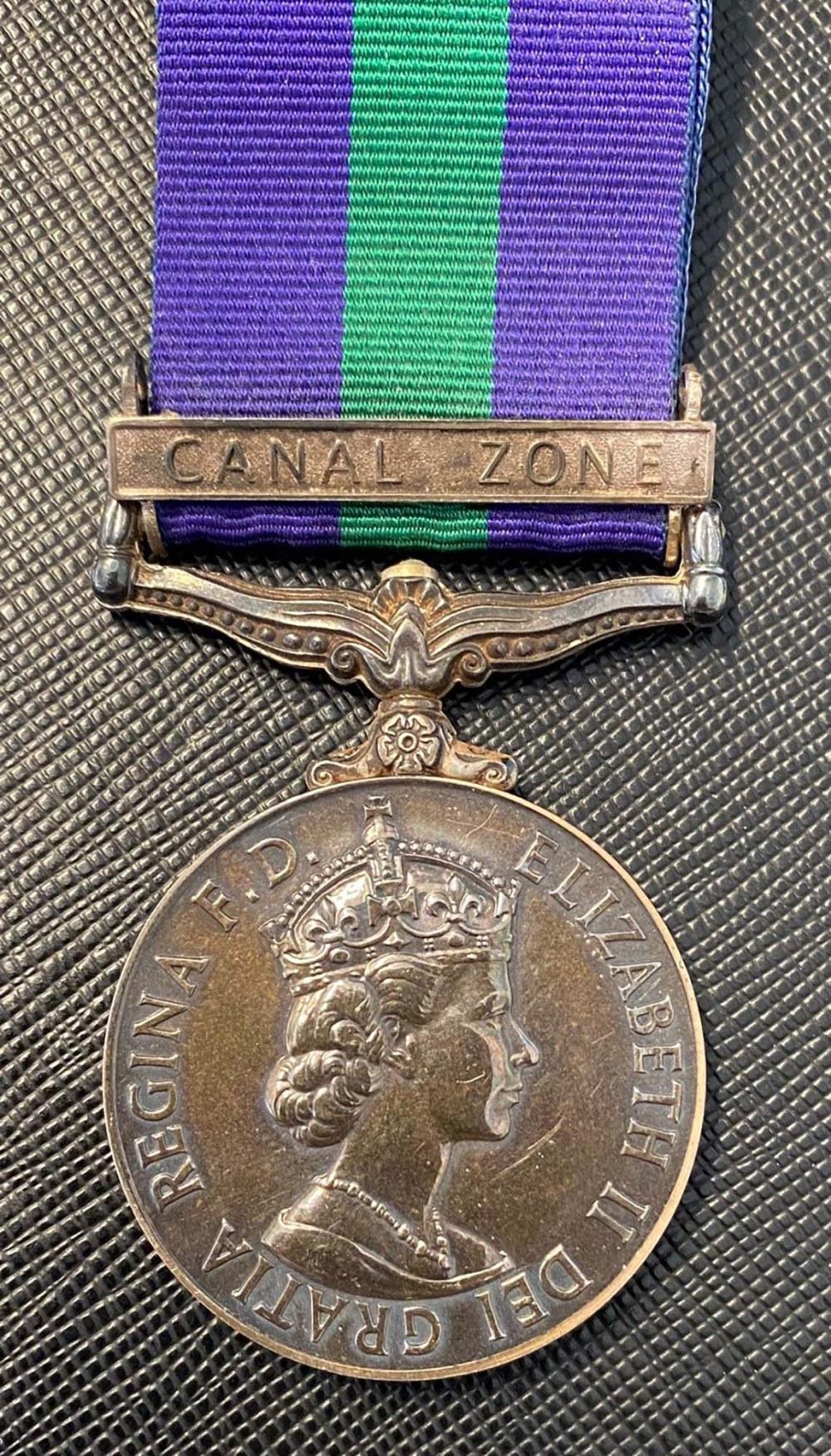 Worcestershire Medal Service: GSM Canal Zone to RAPC