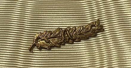 Worcestershire Medal Service: Palm (Gilt)  Leopold
