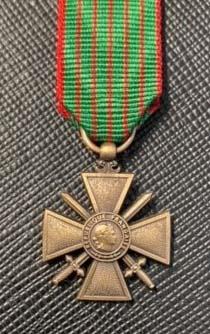 Worcestershire Medal Service: France - Croix de Guerre 1914-1918