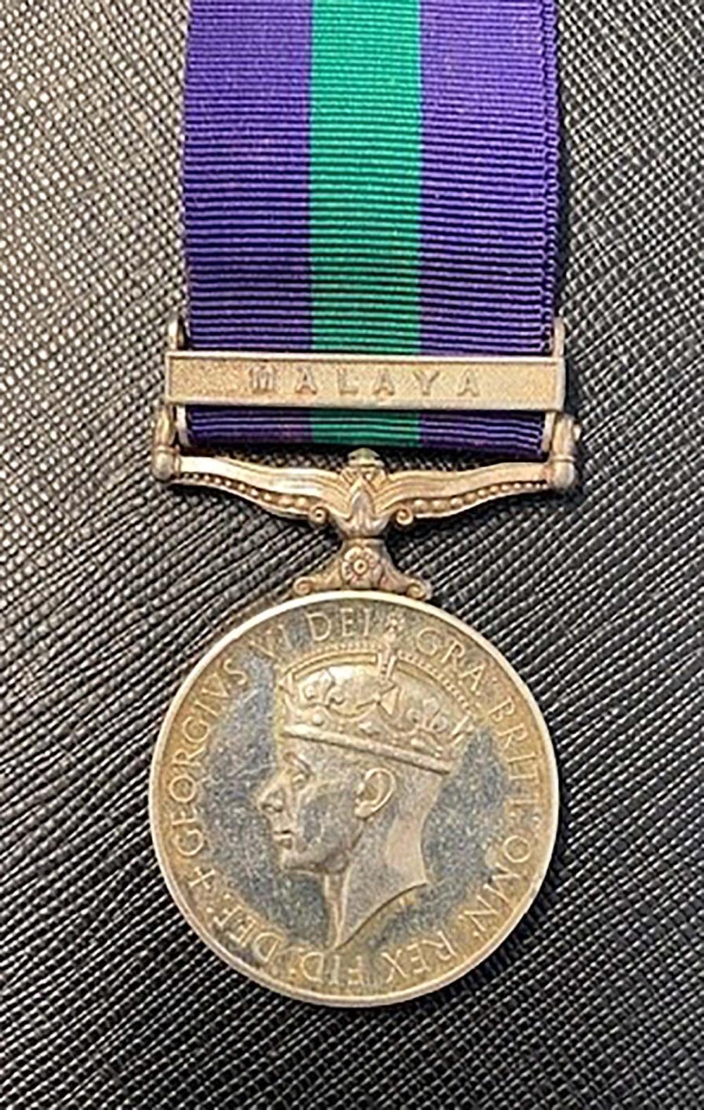 Worcestershire Medal Service: Malaya GSM - Seaforths
