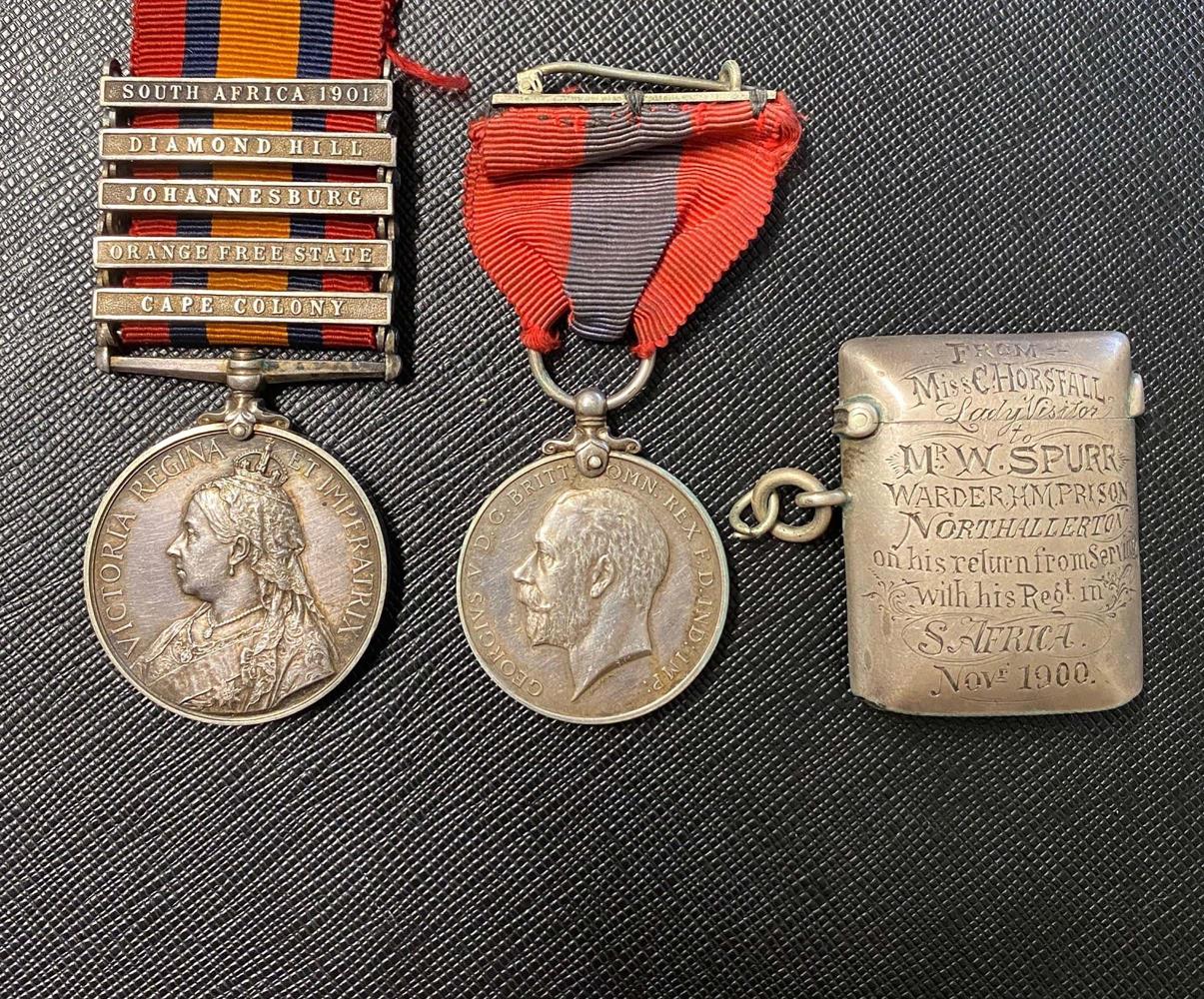 Worcetserhire Medal Service: Unusual Boer War Tribute item - Derby Regiment