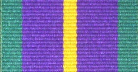 Worcestershire Medal Service: Accumulated Campaign Service Medal Ribbon Bar