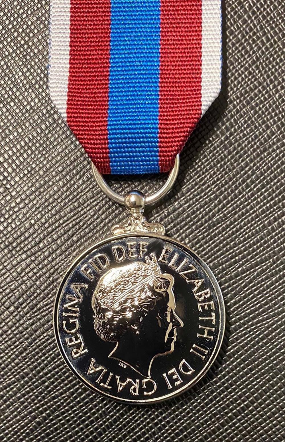 Engraving Ribbon x 10 Queen's Platinum Jubilee 2022 Medal 