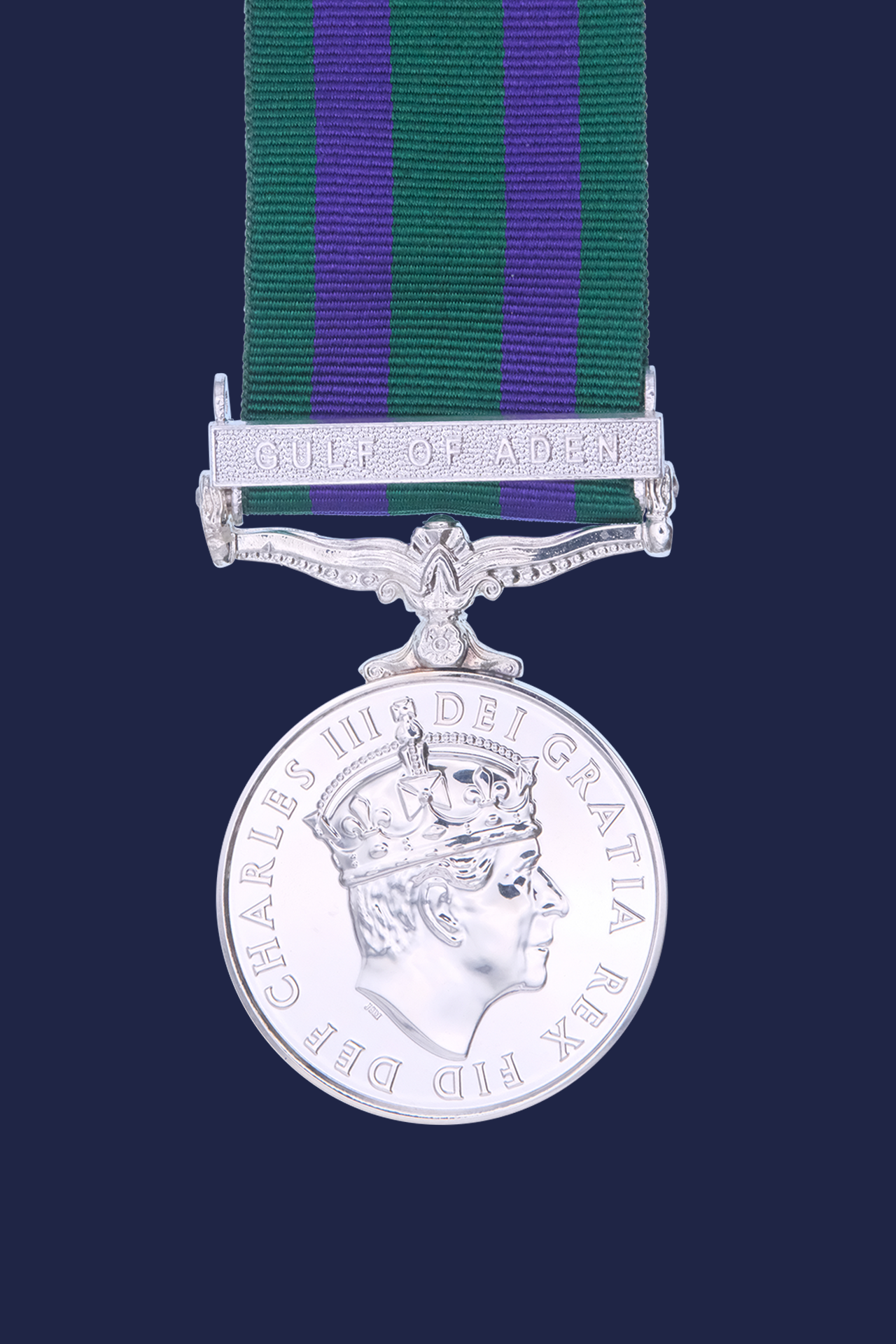 Worcestershire Medal Service: GSM 2008 with clasp Gulf of Aden