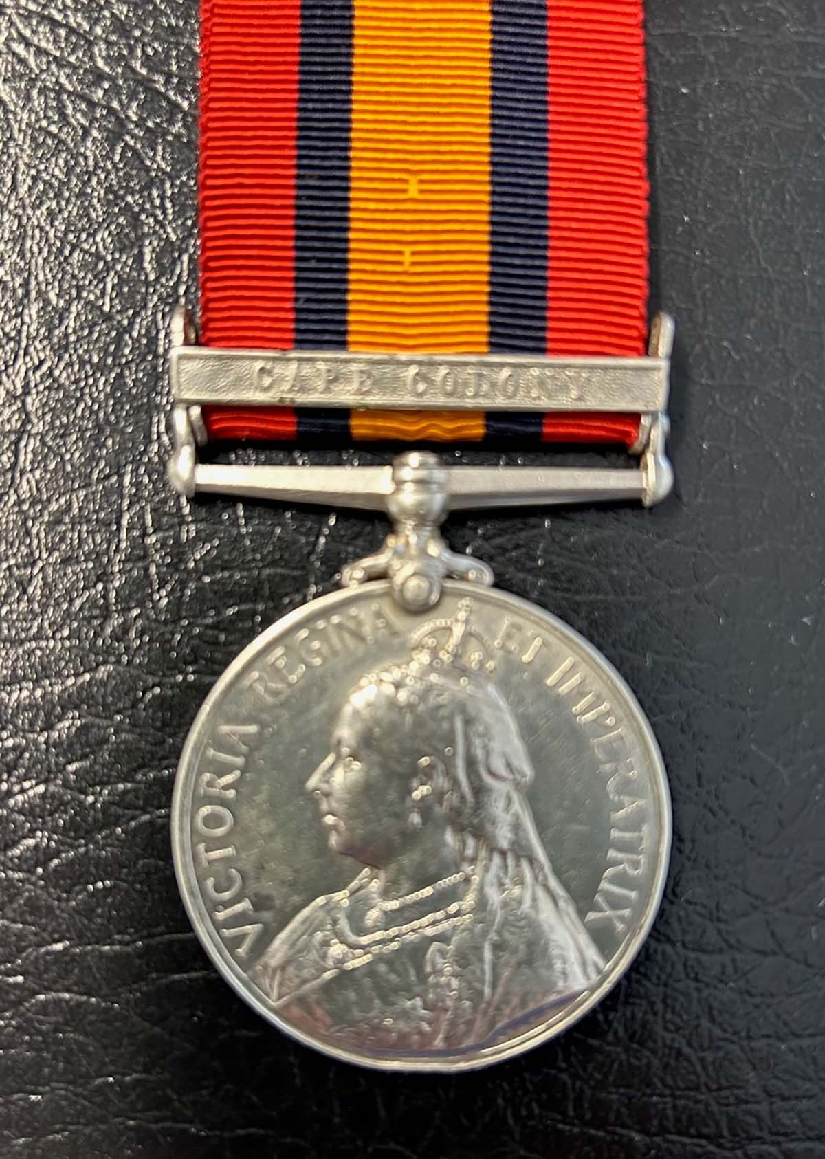Worcestershire Medal Service: QSA. 1 clasp - Merrifield - Uitenhage VR