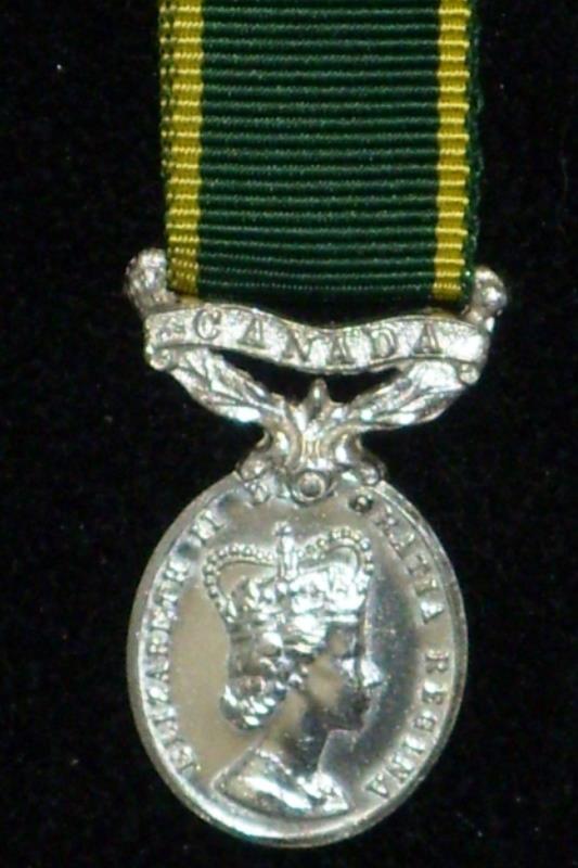 Worcestershire Medal Service: Canada - Efficiency Medal EIIR