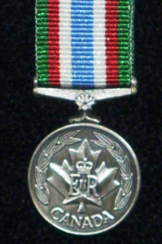 Worcestershire Medal Service: Canada - Peacekeeping Service Medal