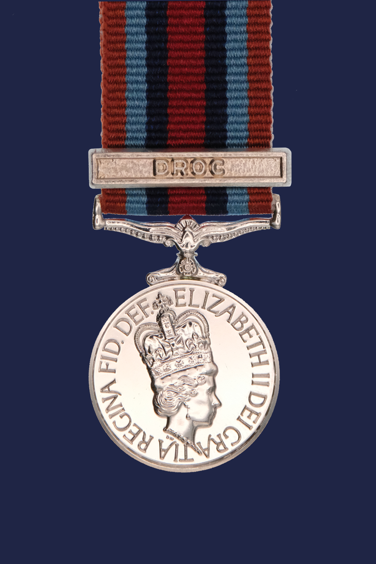 Worcestershire Medal Service: OSM - Congo with clasp DROC
