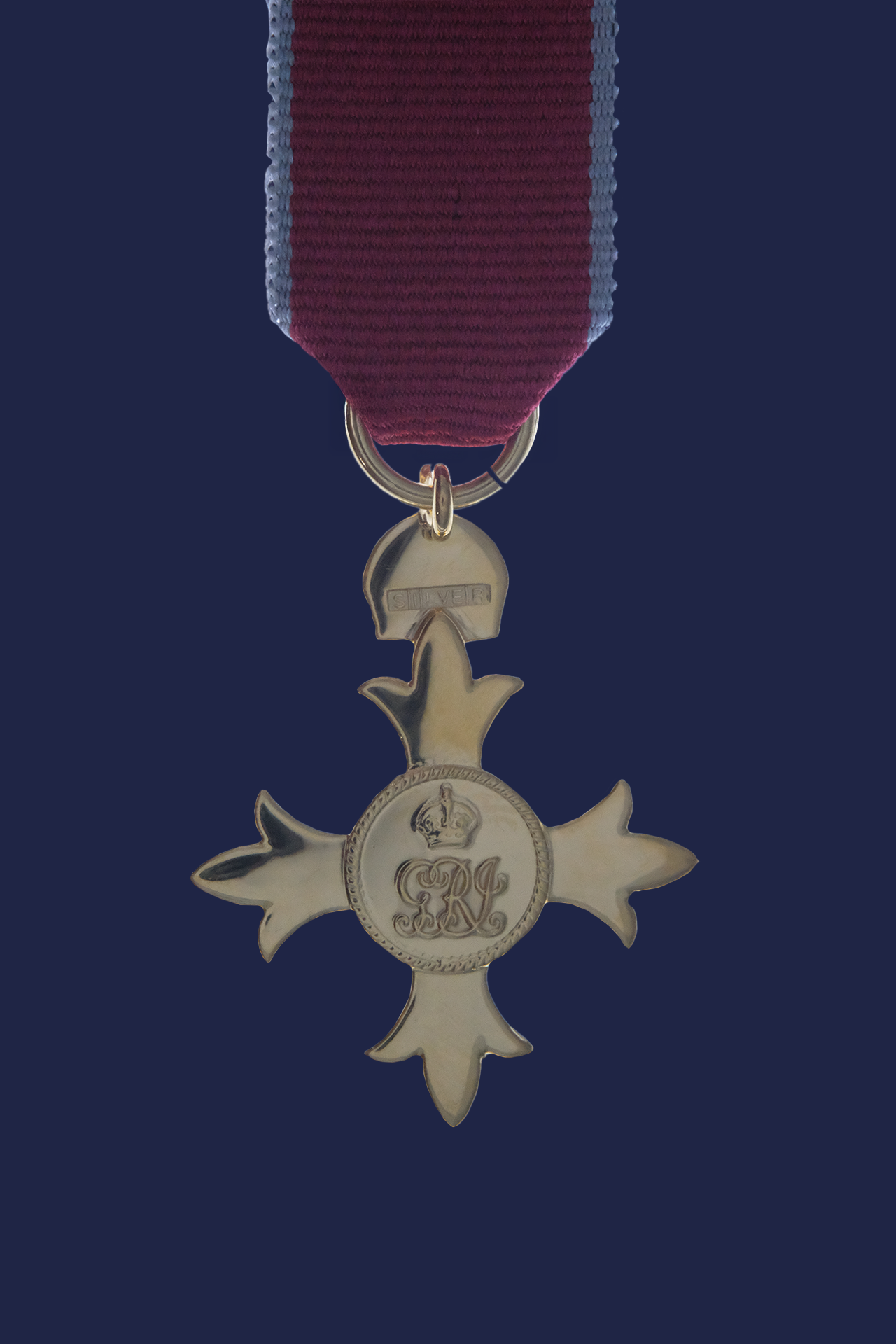 OBE Civil (Sterling Silver) Miniature Medal