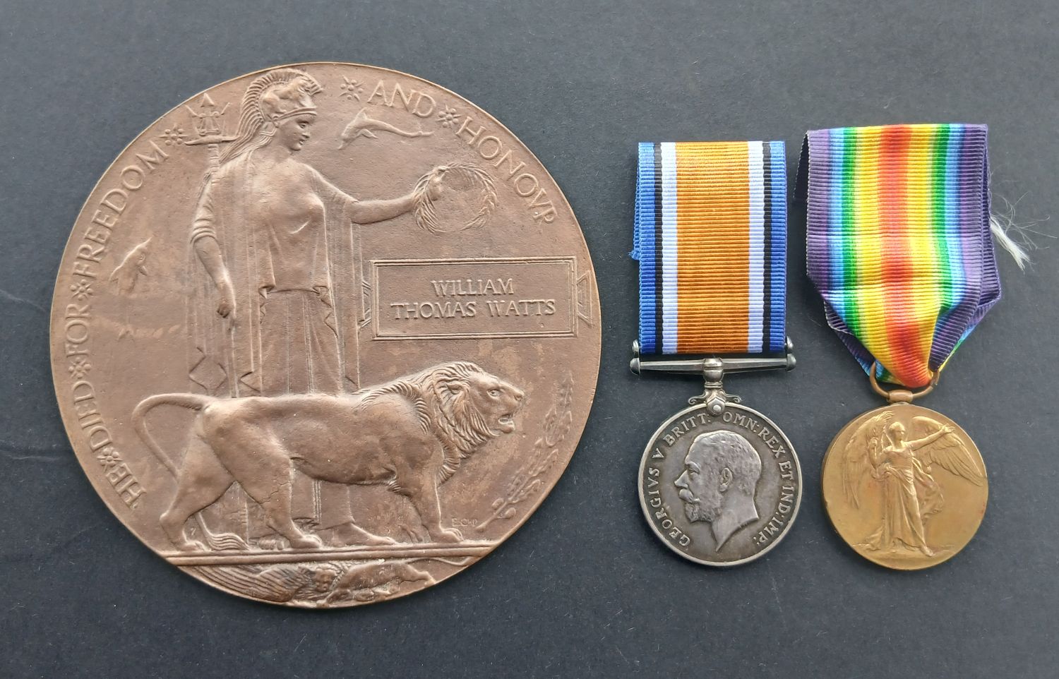 Pair Plaque - Watts - Suff R