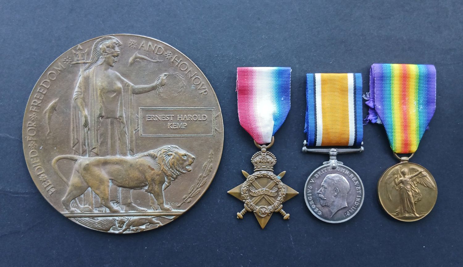 15 Trio Plaque - Kemp - RMLI