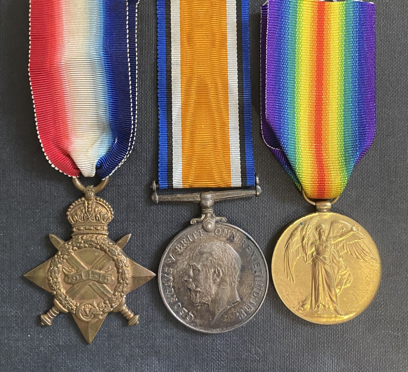 1914-15 Trio - Roberts ASC | Worcestershire Medal Service Ltd