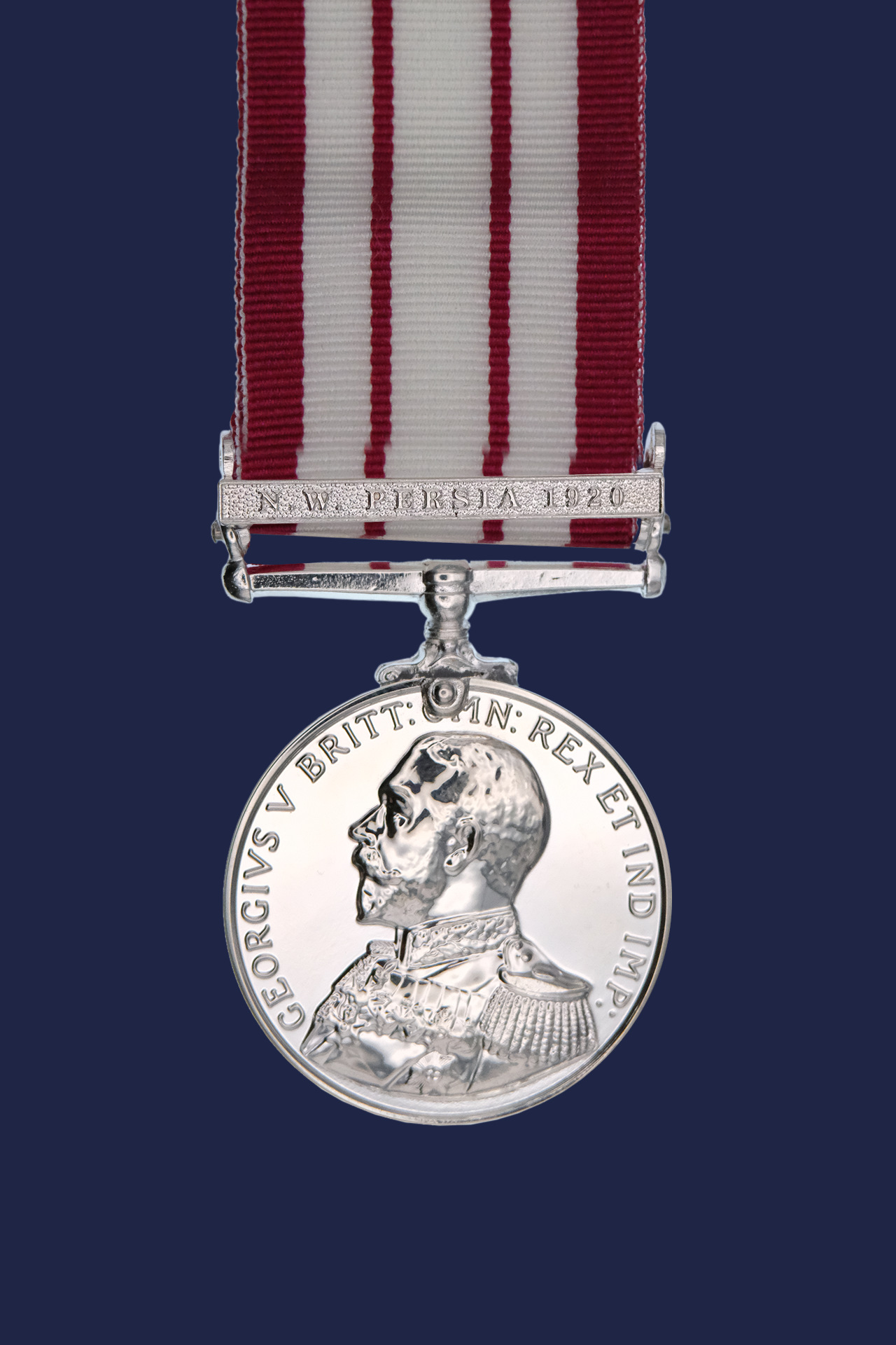 Worcestershire Medal Service: Naval GSM N W Persia 1920
