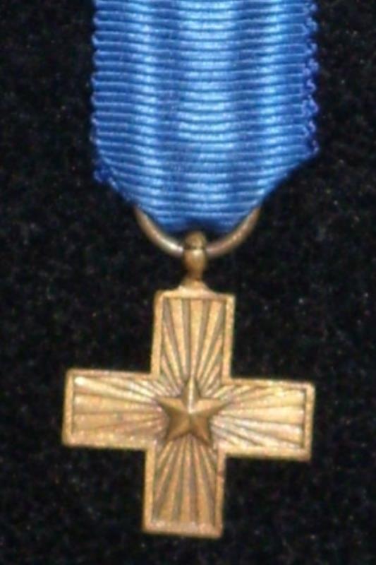 Worcestershire Medal Service: Italy - Military Cross of Valour WWI