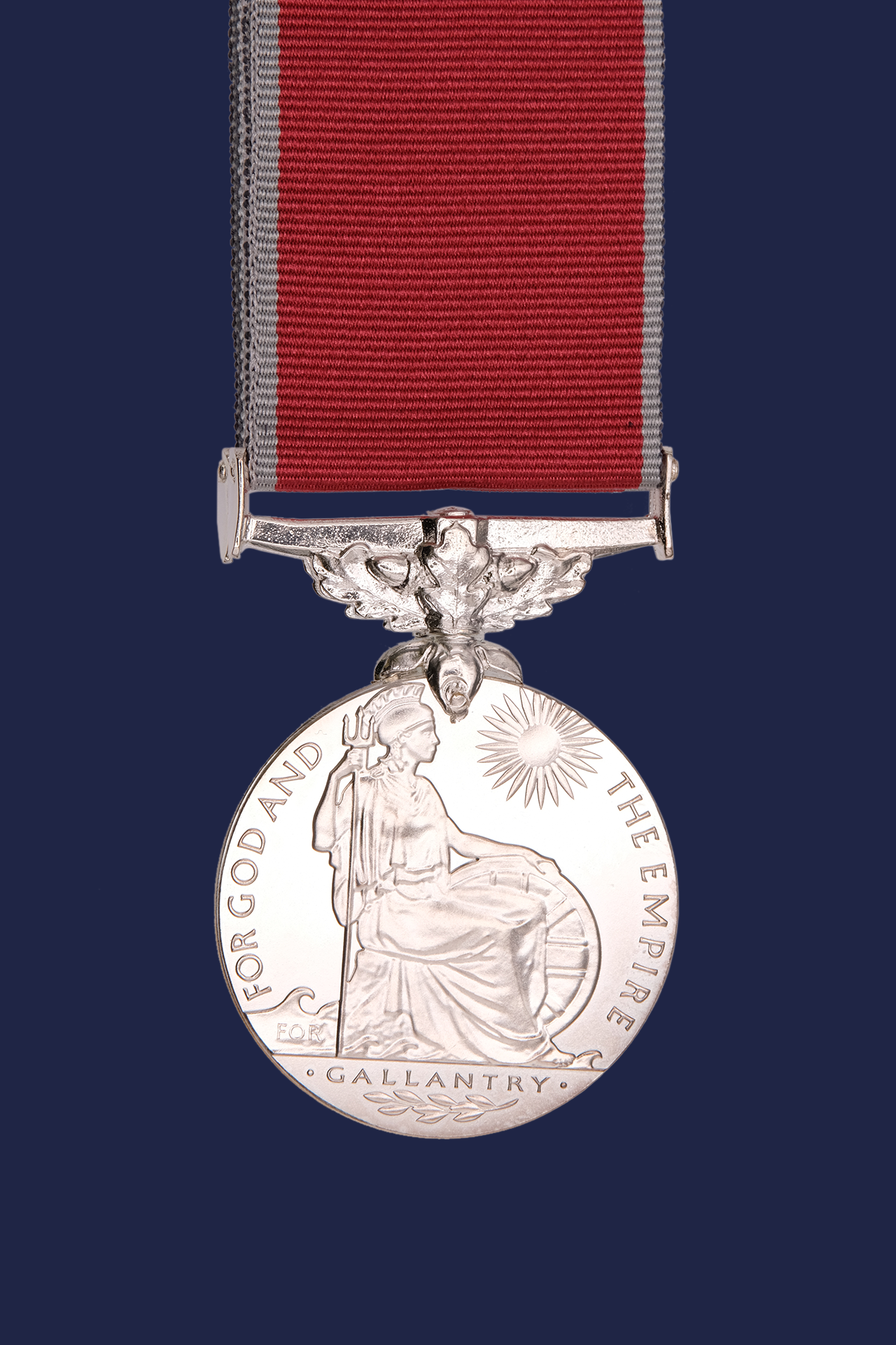 Worcestershire Medal Service: Empire Gallantry Medal (EGM) GVI (Civ) Post 1937 c/w laurel
