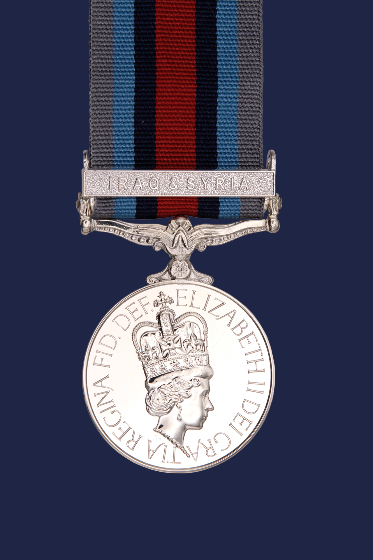 Worcestershire Medal Service: OSM with clasp Iraq &amp;amp;amp; Syria (Op Shader) EIIR
