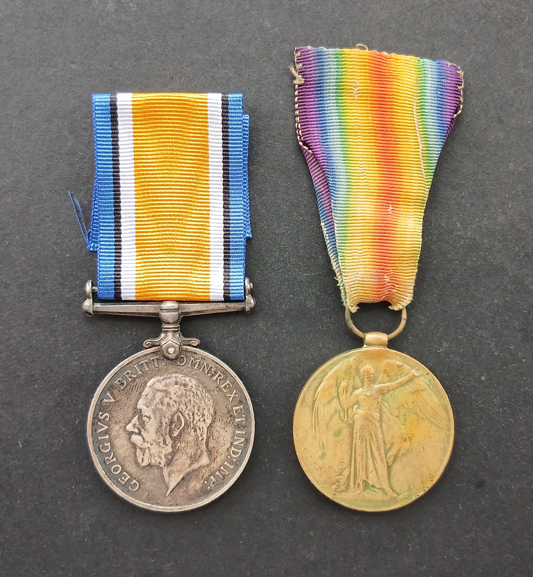 WWI Pair - Laing - RE
