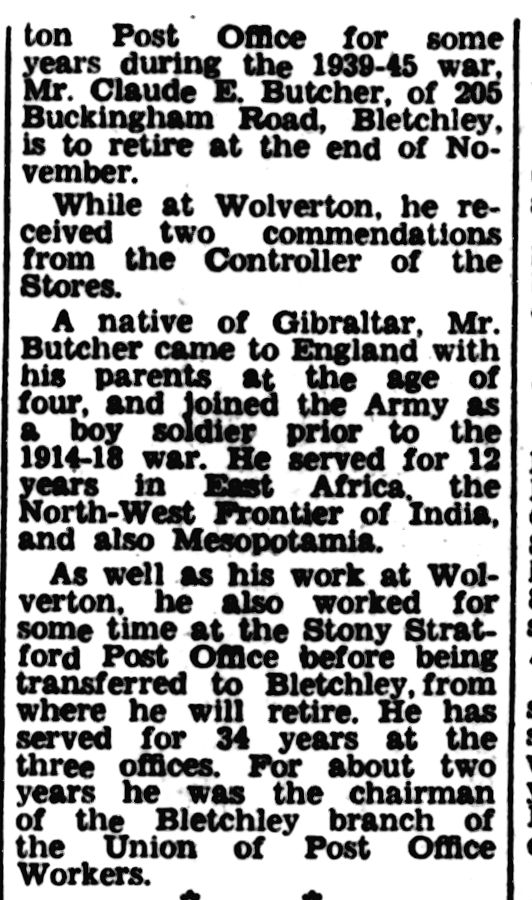 WW1 gp 5 - Butcher - RE