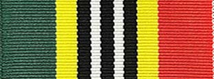 St Kitts and Nevis - Independence Medal Miniature Ribbon (16mm)