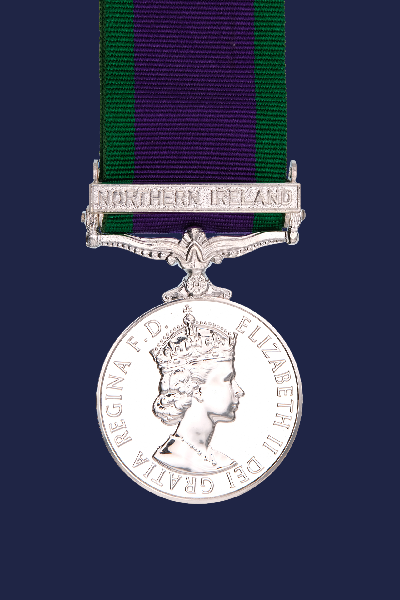 Worcestershire Medal Service: CSM with clasp Northern Ireland