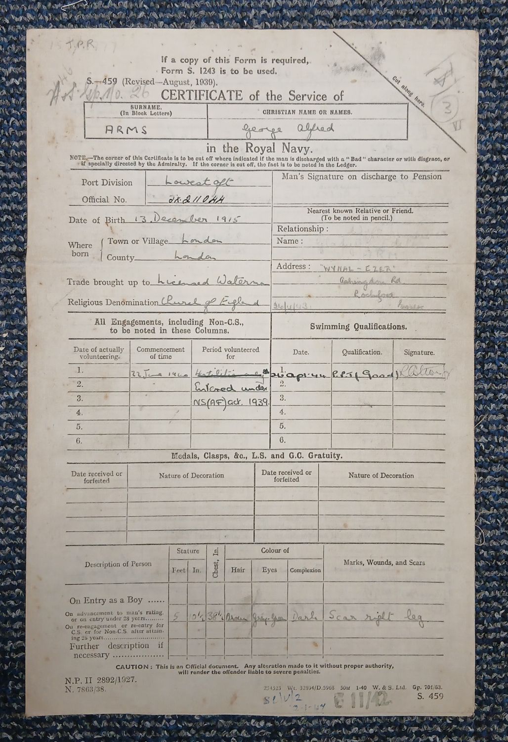 Gp 4 - Arms - Royal Navy