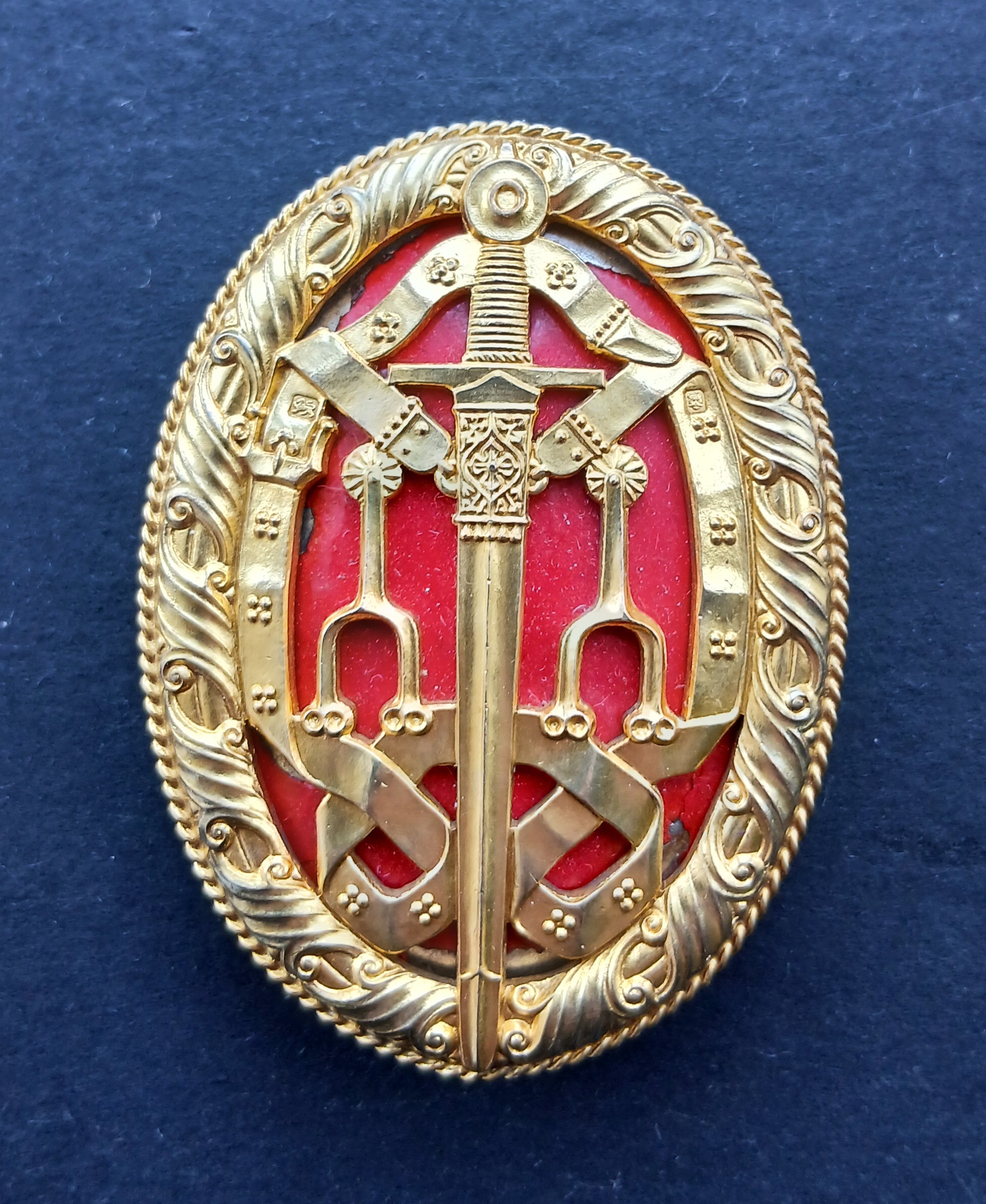 Knight Bachelor Breast Badge Royal Mint 1936