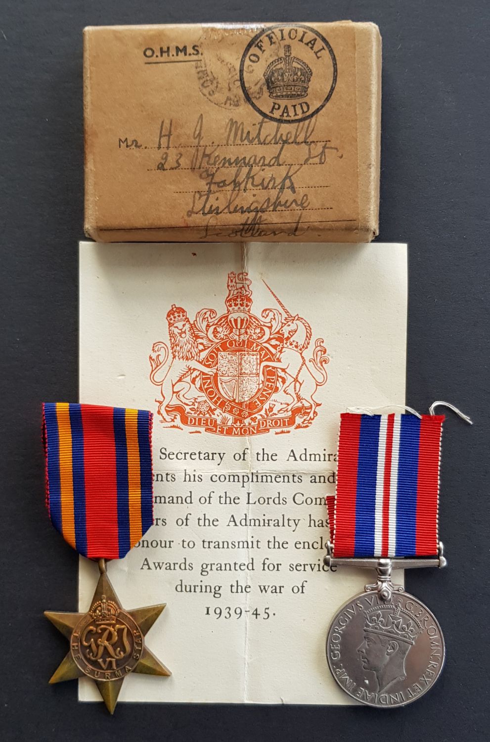 WW2 Group - Mitchell - RN
