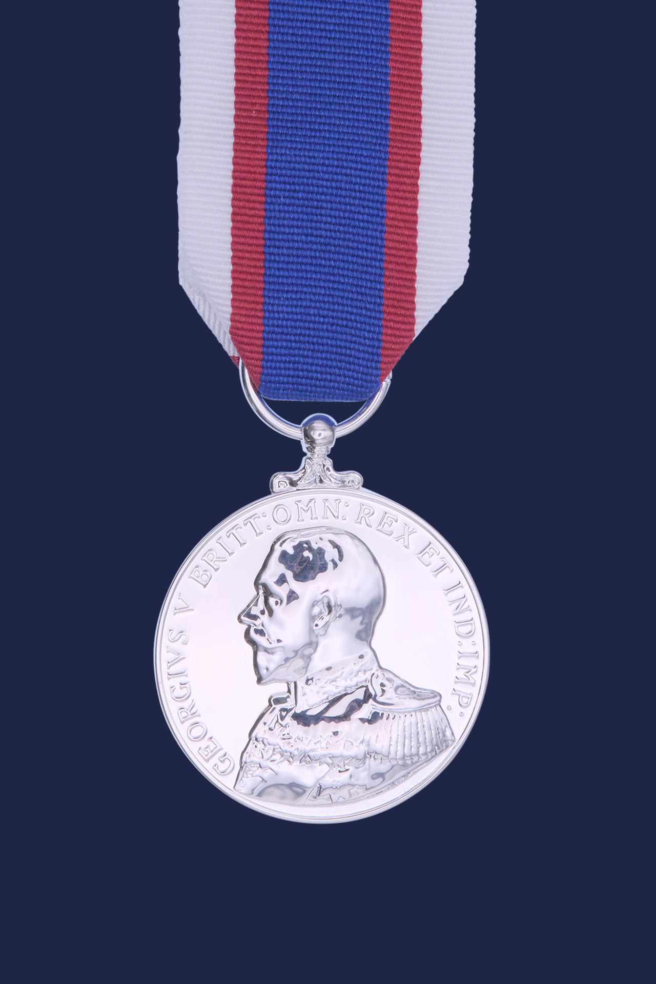 Worcestershire Medal Service: Royal Fleet Reserve GV (Admirals Bust)