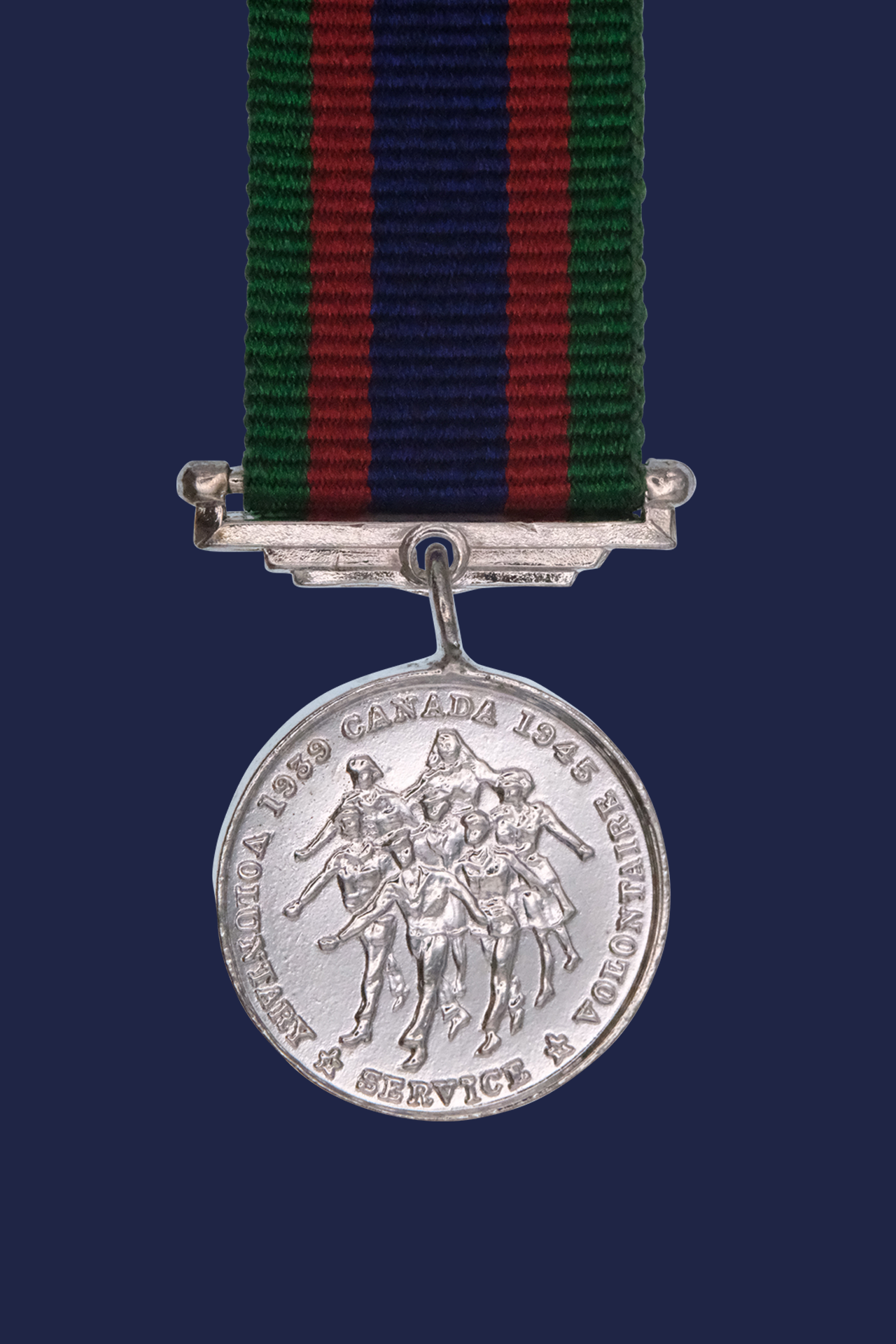 Worcestershire Medal Service: Canada - Volunteer Service Medal 1939-45
