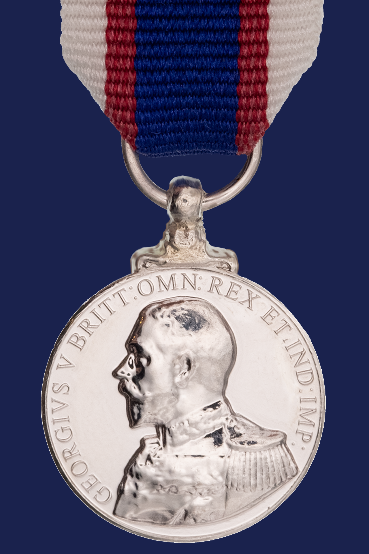 Royal Fleet Reserve LSM GV Admirals Bust Miniature medal