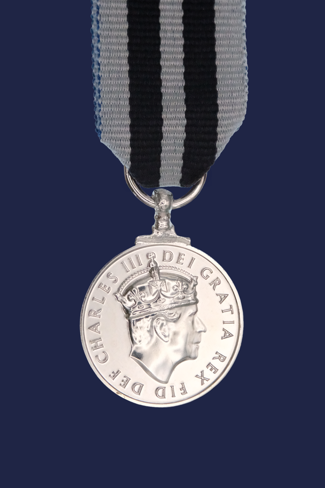 King's Police Medal - CIIIR Miniature Medal