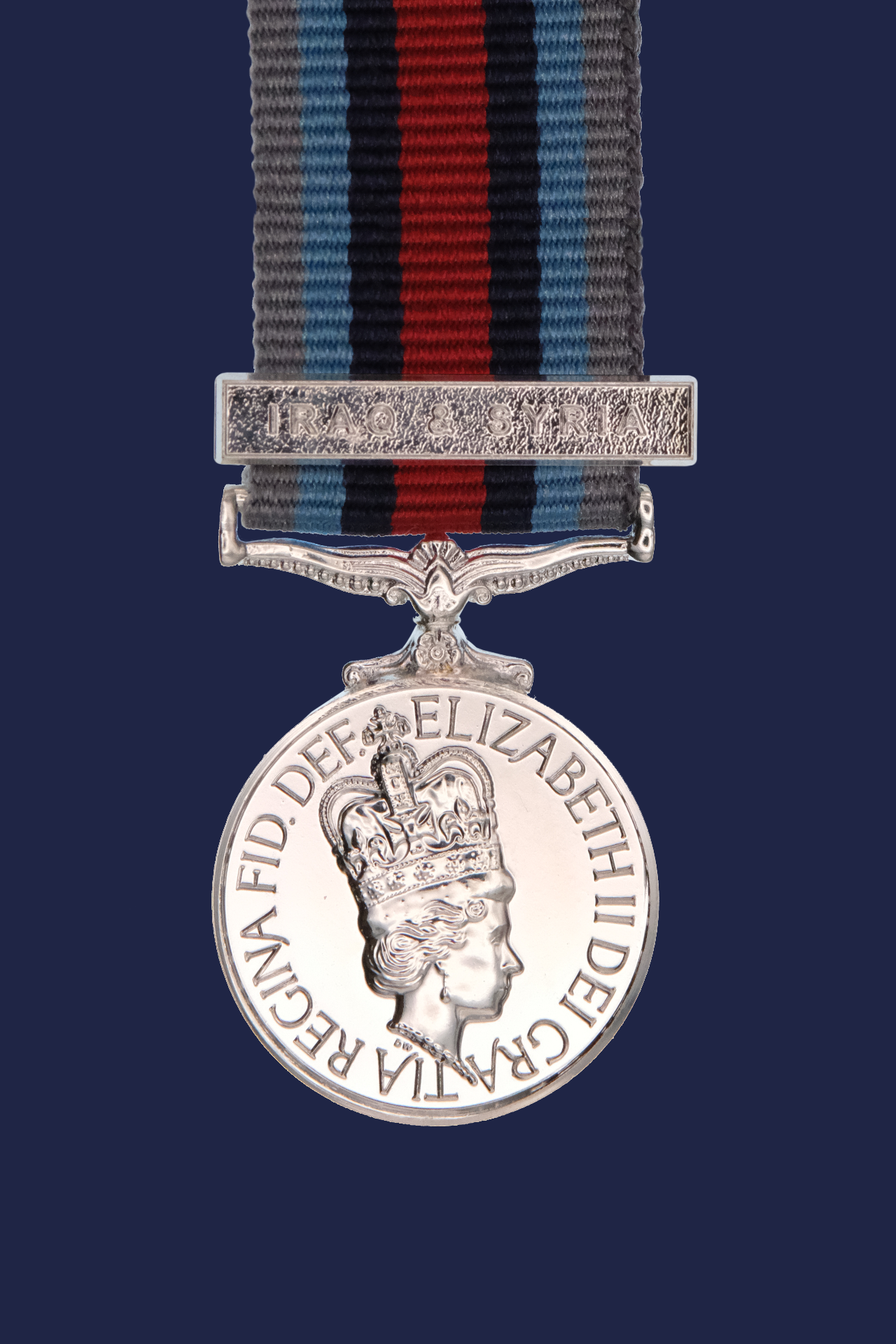 Worcestershire Medal Service: OSM with clasp Iraq &amp;amp;amp; Syria (Op Shader)