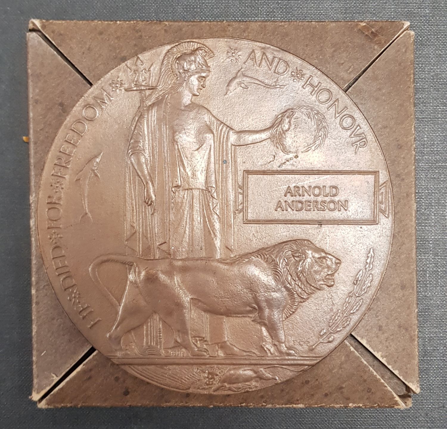 Plaque - Arnold Anderson