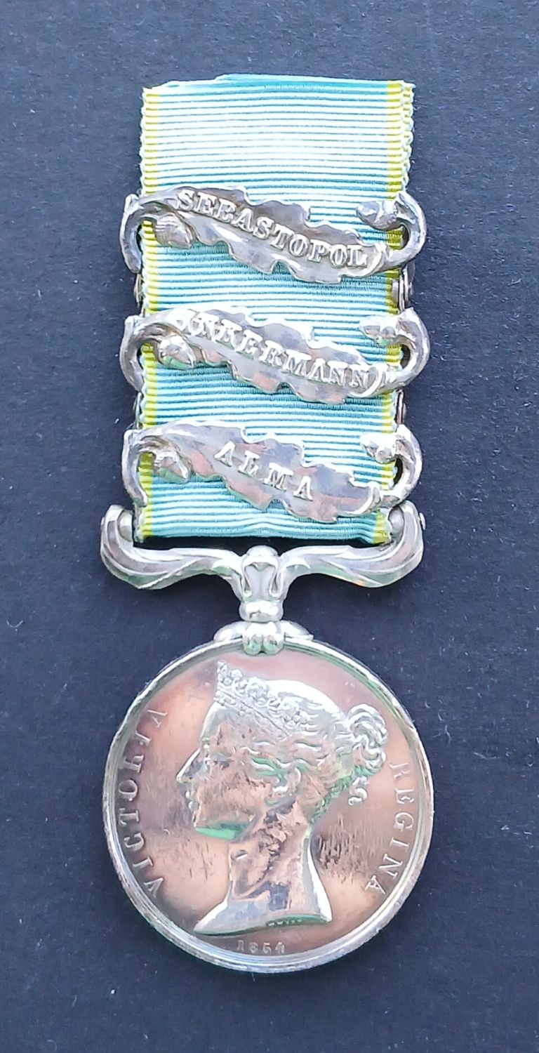 Crimea 3 clasp - - McWilliams - 55th R