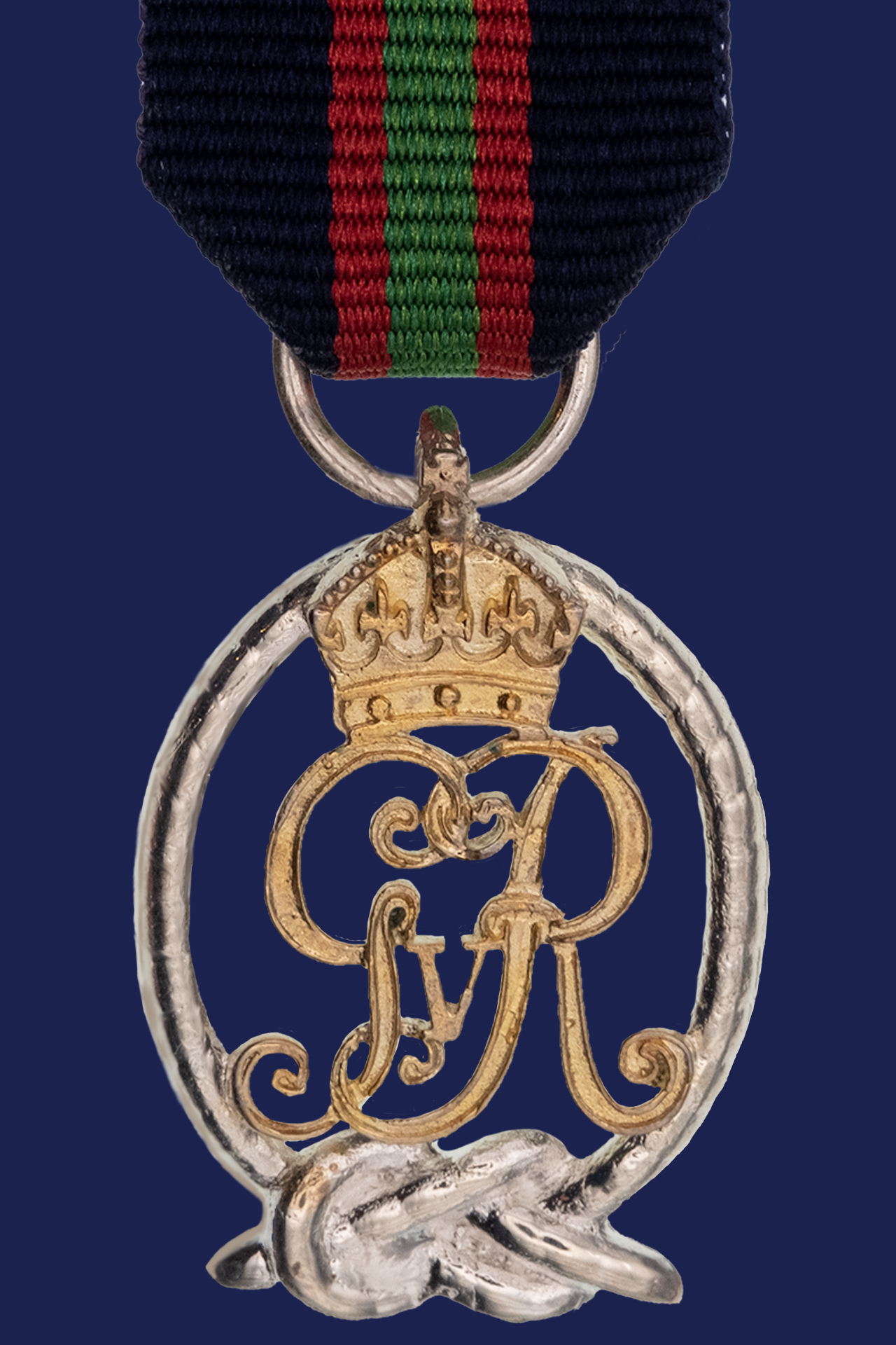 Royal Naval Volunteer Reserve Decoration GV Miniature Medal