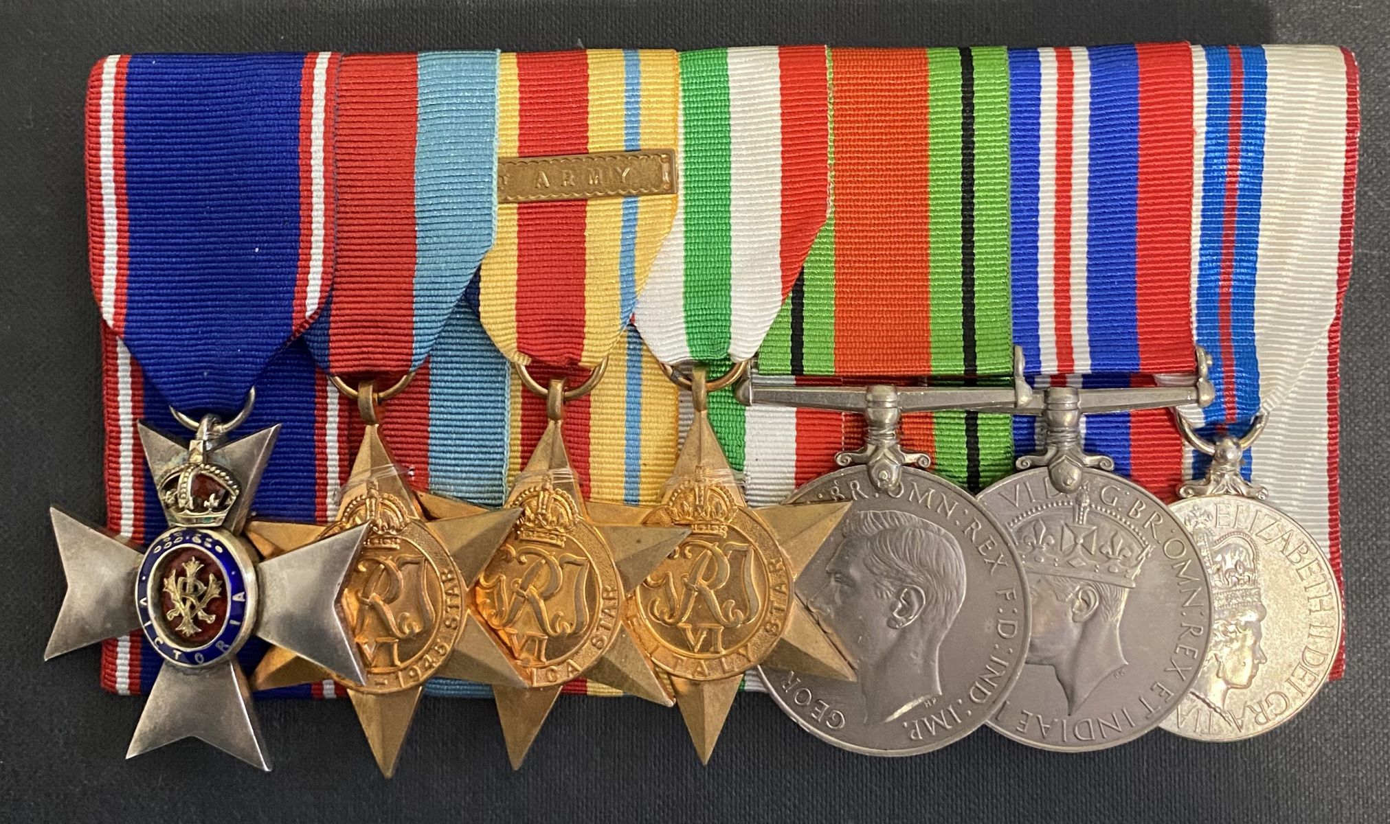 Worcestershire Medal Service: MVO 5th Cl - Group of 7