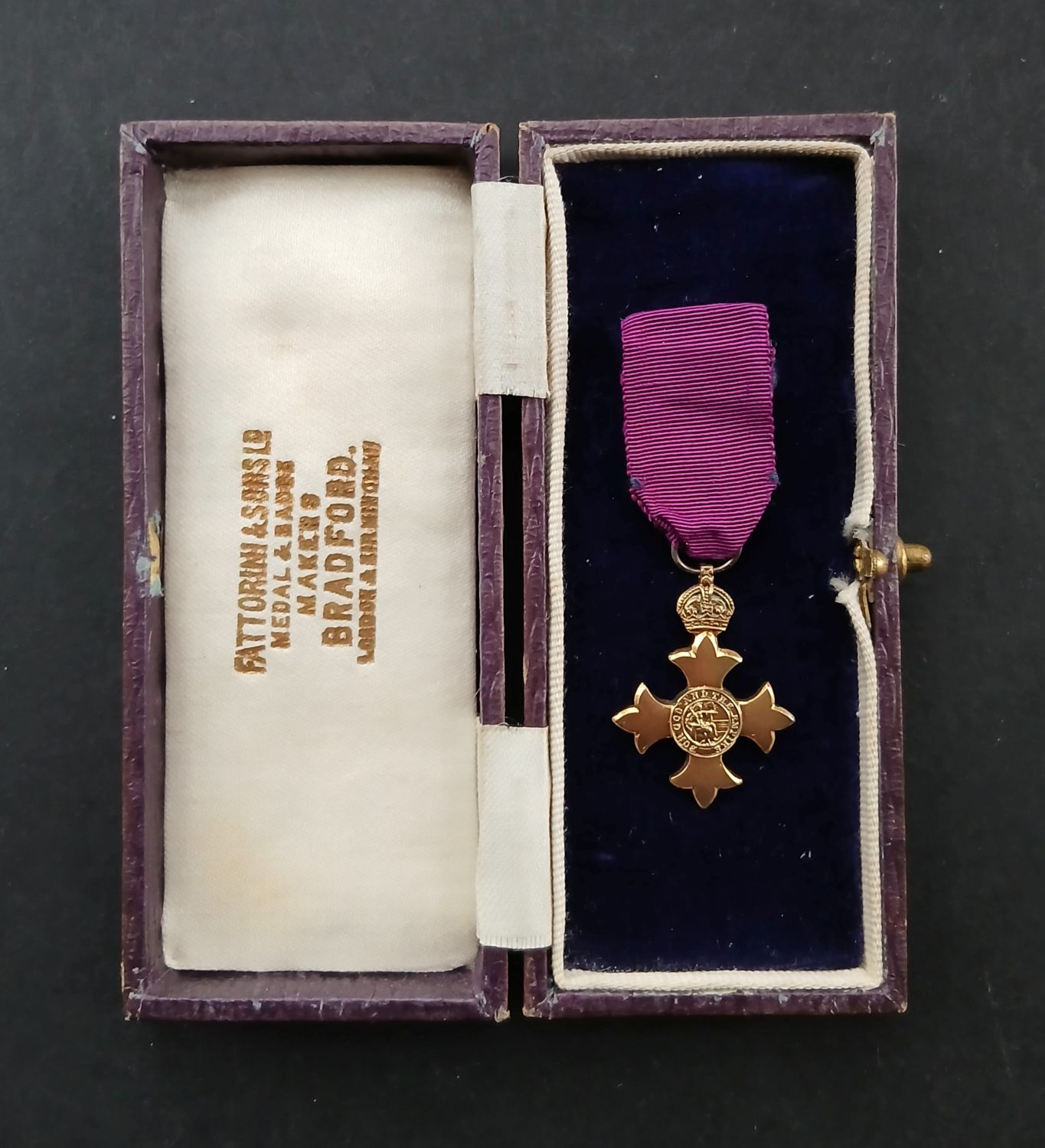 Mini OBE (Civil) 1st type boxed