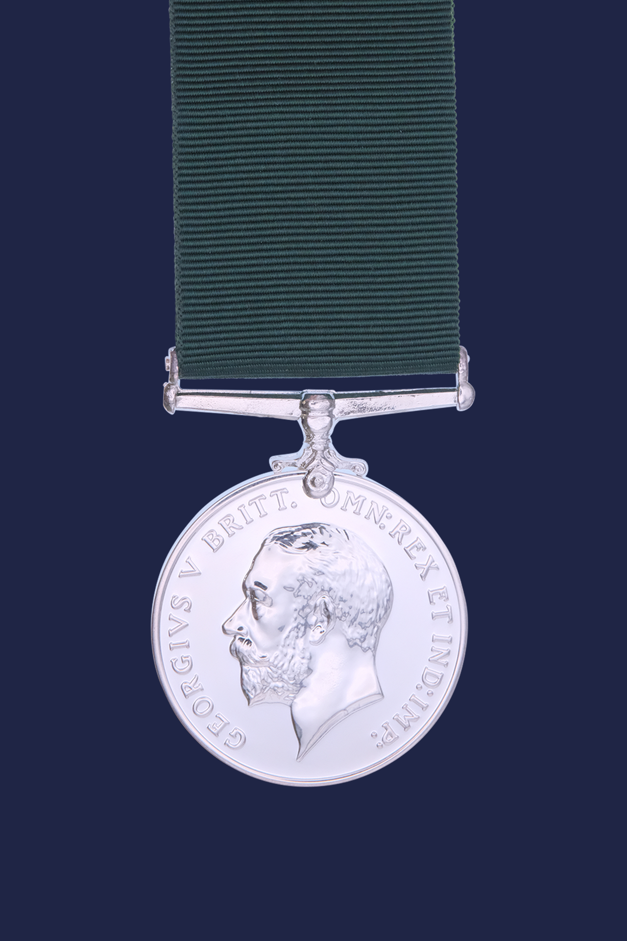 Worcestershire Medal Service: Royal Naval Reserve Long Service Medal GV (coinage Head)