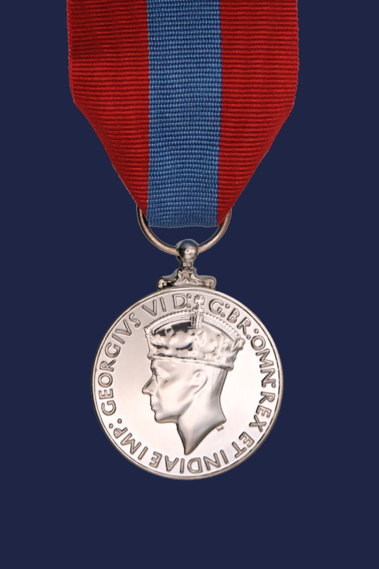 Worcestershire Medal Service: Imperial Service Medal GVI