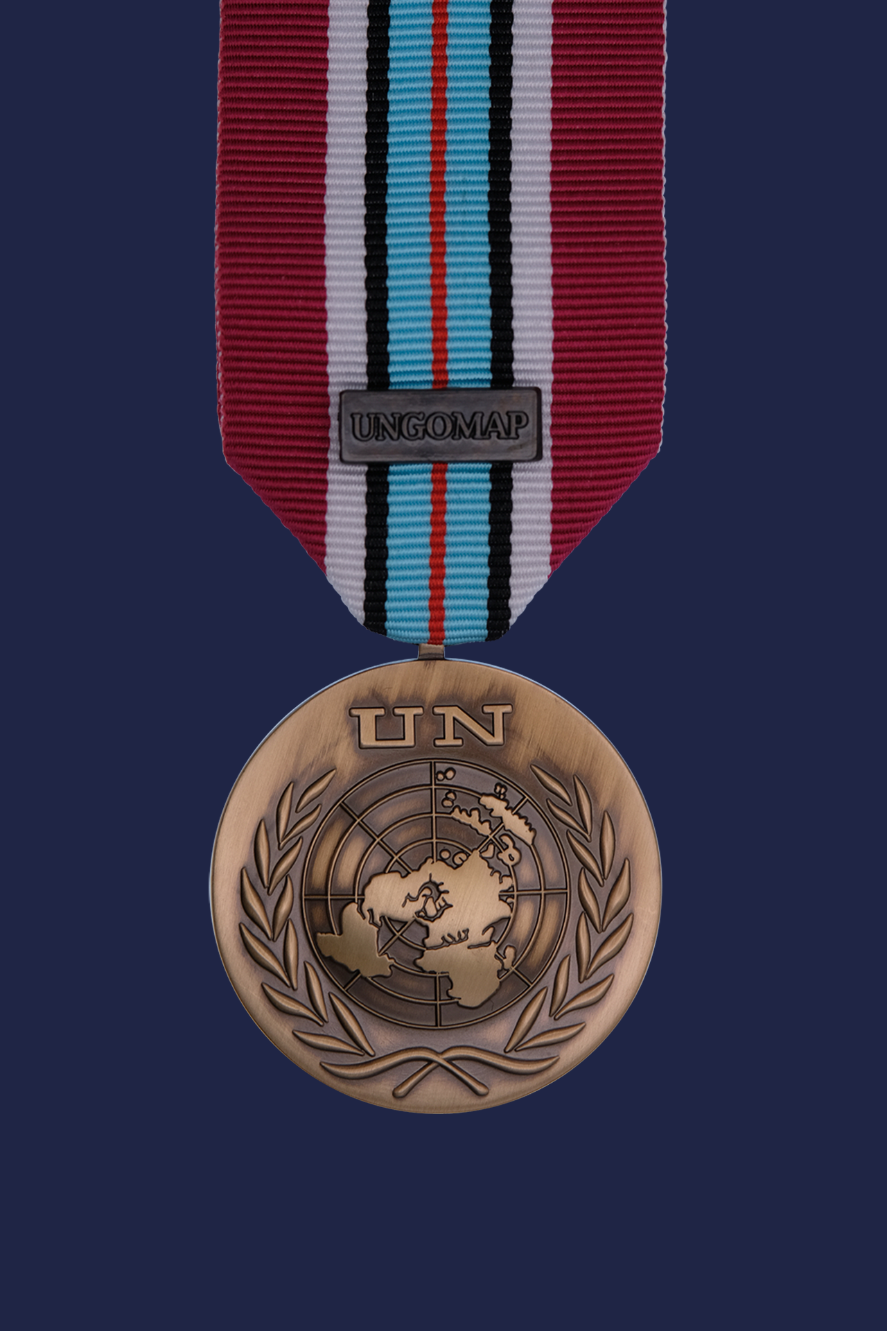 Worcestershire Medal Service: UN - Afganistan UNDOF (clasp UNGOMAP)