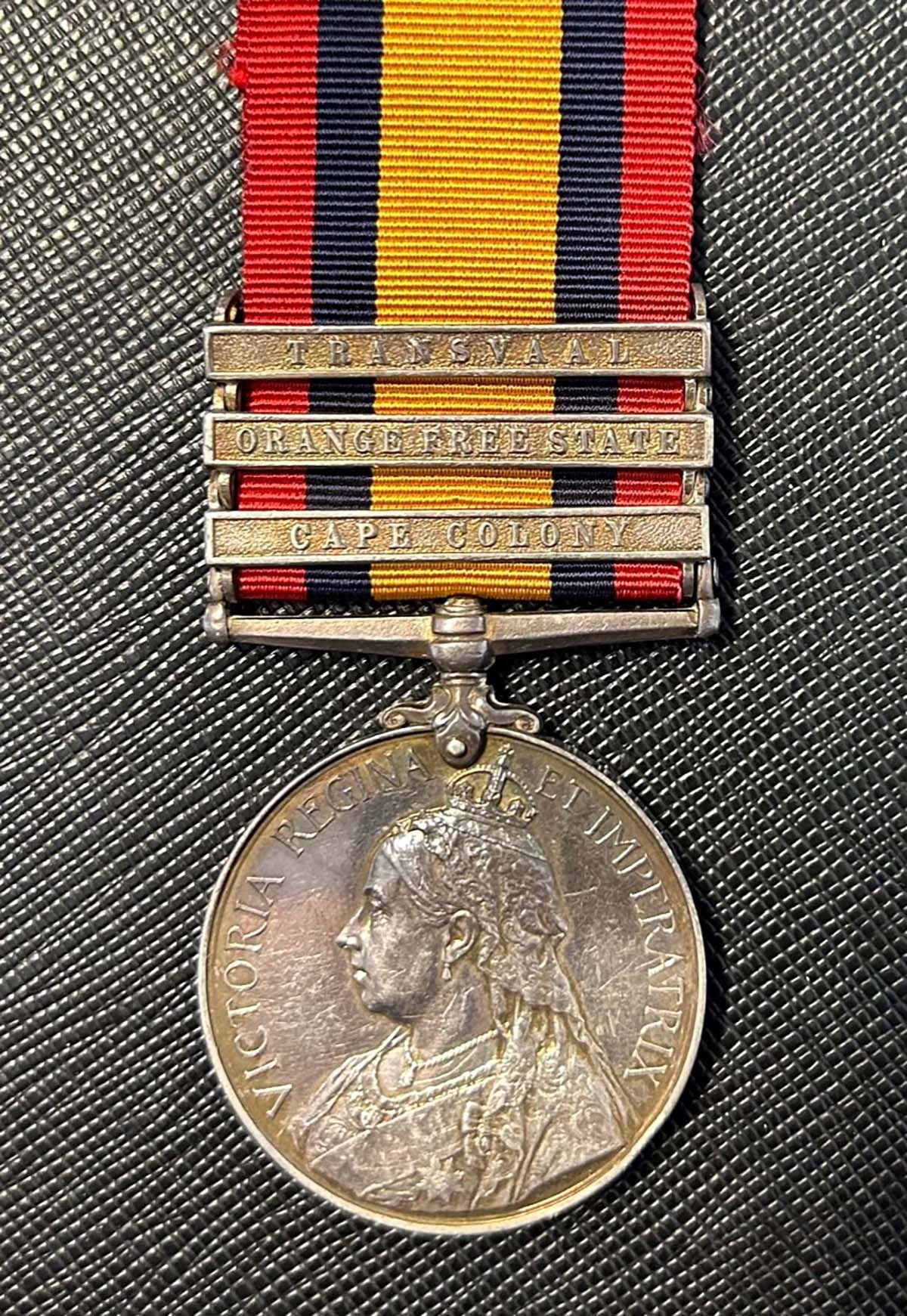 Worcestershire Medal Service: Pte H Jones, North'd Fusiliers