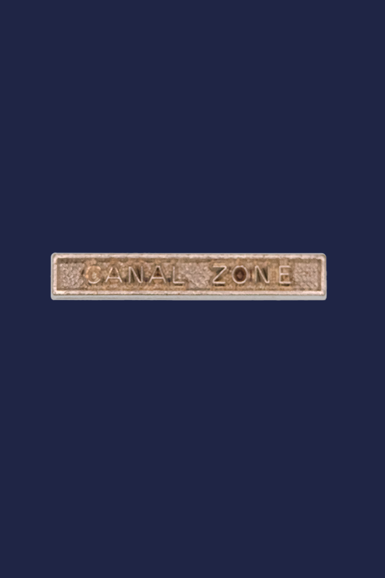 Worcestershire Medal Service: Clasp - Canal Zone