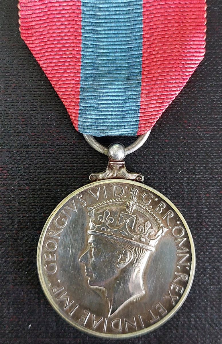Worcestershire Medal Service; ISM GVI - Ernest William Strangward