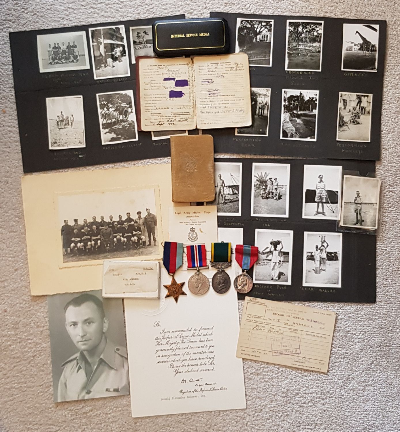 WW2 Gp - Andrews - RAMC
