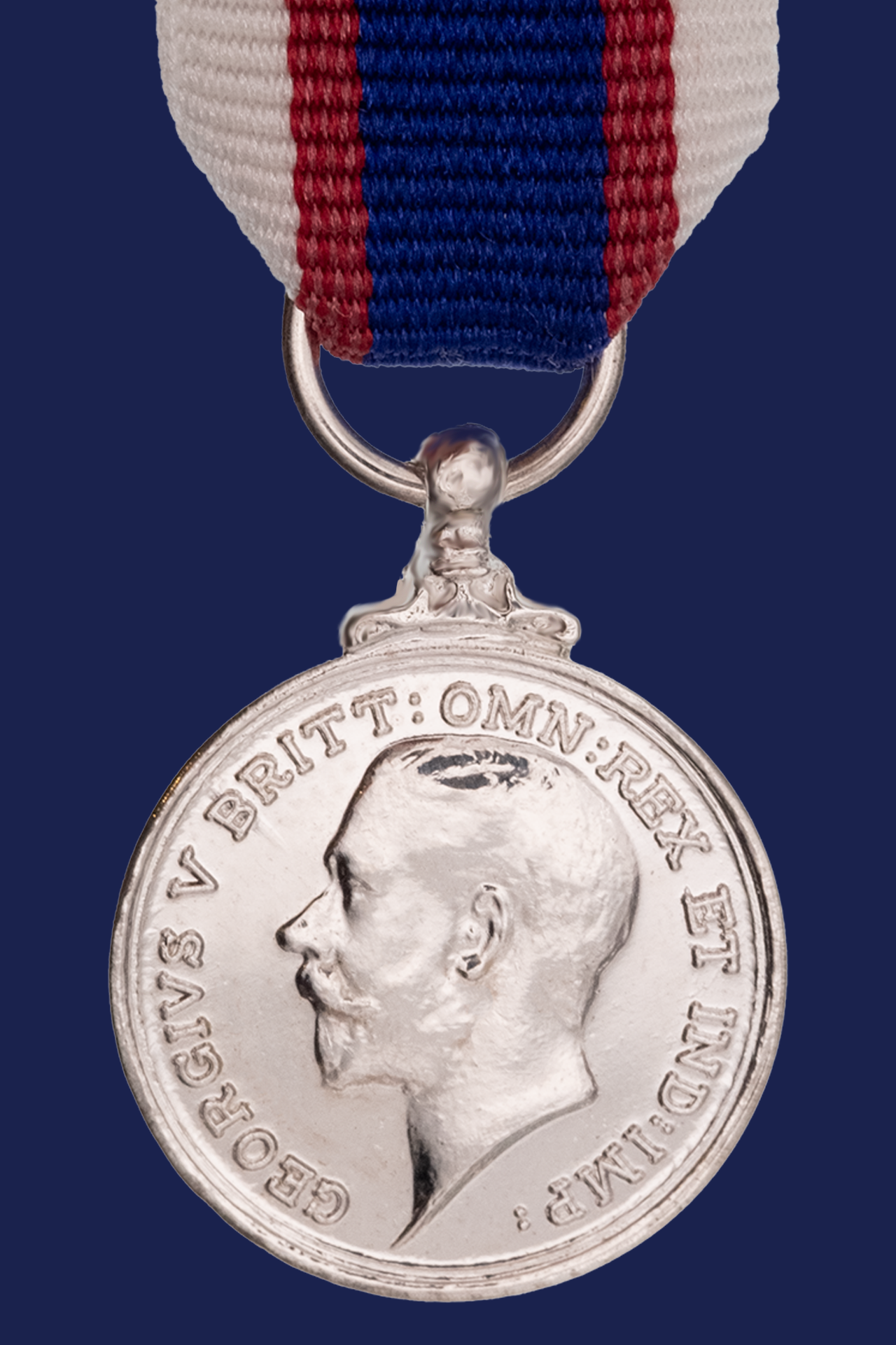 Royal Fleet Reserve LSM GV (Coinage Head) Miniature Medal