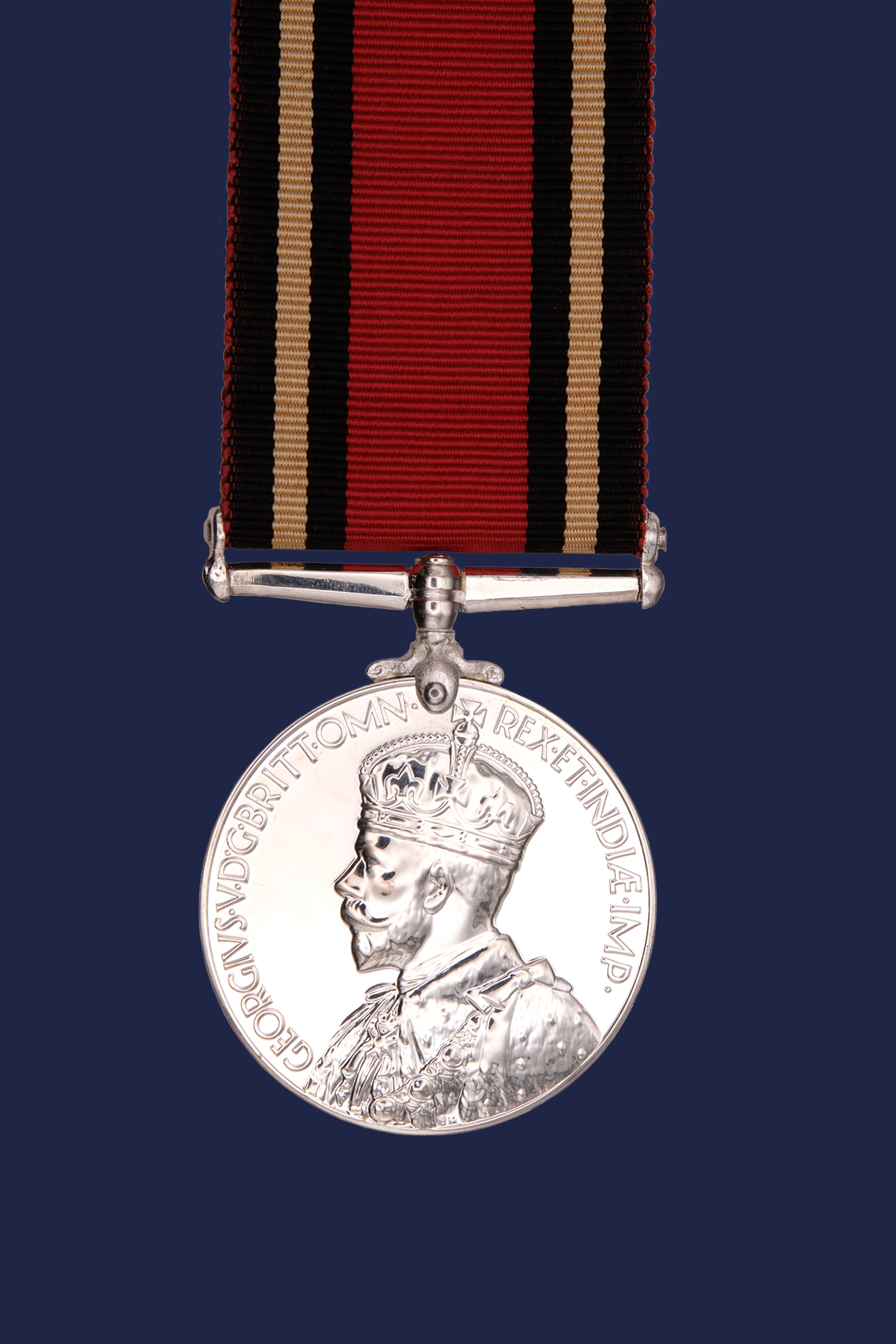 Worcestershire Medal Service: Army Champion Shot George V robed bust