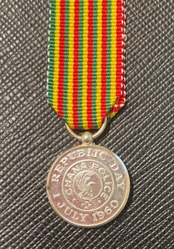 Ghana - Police Republic Day Medal 1 July 1960