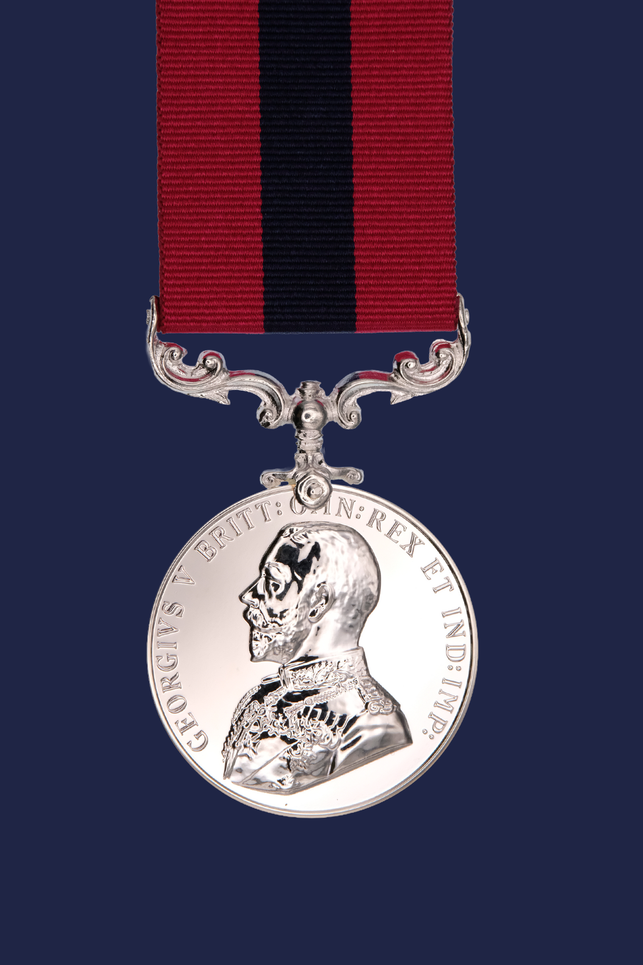 Worcestershire Medal Service: Distinguished Conduct Medal - GV (Field Marshalls Head)